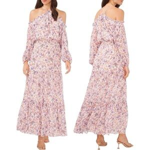 NWT 1. State Smocked Floral Summer Maxi Dress XXS